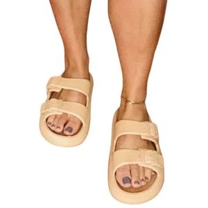 Eva Double Strap Slides (BRAND NEW)